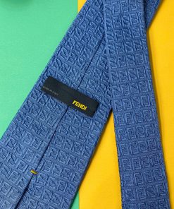 Fendi Necktie - Blue - Back