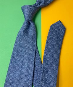 Fendi Necktie - Blue - Front