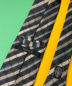 Gucci Necktie - Dark Grey - Back