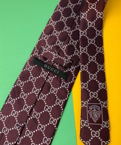 Gucci Necktie - Burgundy - Back