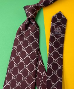Gucci Necktie - Burgundy - Front