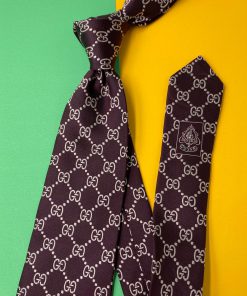 Gucci Necktie - Burgundy - Front