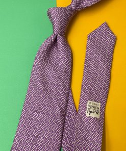 Hermès Necktie - Purple - Front